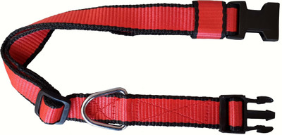 

Pet Needs High Quality Nylon Collar With Adjustable Buckle For Dog -1 Inch - Dog Everyday Collar(, Red