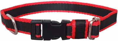

Pet Needs High Quality Nylon Collar With Adjustable Buckle For Puppy/Cat -0.75 Inch - Dog Everyday Collar(, Black