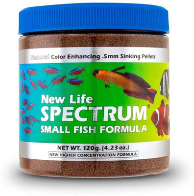 

nls NLS Small Fish Formula 120 gm | Pellet Size: 0.5 mm | Sinking Type 125 g Dry Fish Food