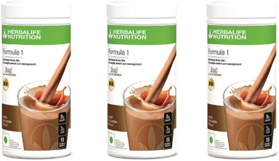 

Herbalife Nutrition F1 Chocolate Shake - 3 Pack of 500 g Protein Blends(1500 g, Chocolate)