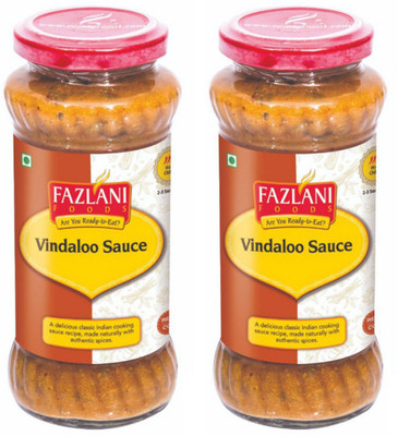 

Fazlani Foods Ready To Eat Pack of 2 Vindaloo Sauce 285 g