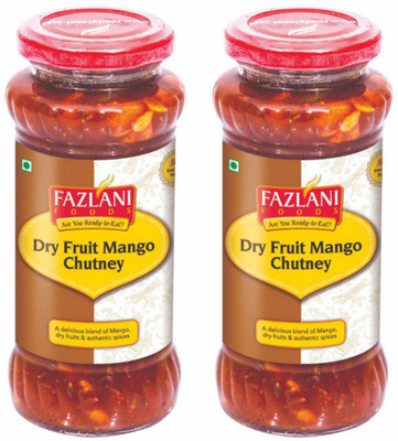 

Fazlani Foods Ready To Eat Dry Fruit Mango Chutney 350 g