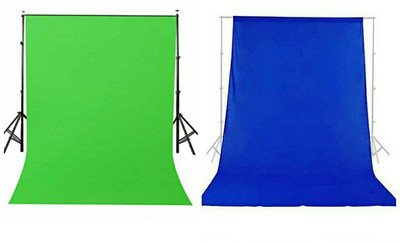 

BOOSTY 2PCS COMBO 8 x12 FT GREEN, BLUE LEKERA BACKDROP PHOTO LIGHT STUDIO PHOTOGRAPHY BACKGROUND WITH CARRY BAG Reflector