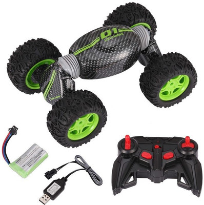 

Jack Royal Deformation Functional Stunt Truck toy car for kids(Green black)