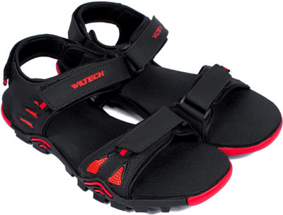 

WILTECH Men Black Red Sports Sandals