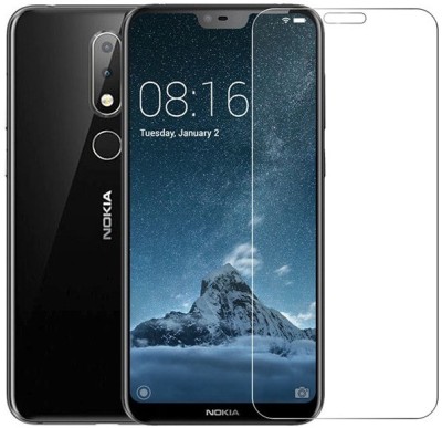 DSCASE Tempered Glass Guard for Nokia 6.1 Plus(Pack of 1)