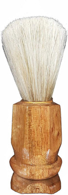 

INAAYA Natural Bristles For Men And Boys Saloon And Home Use, Brown White Shaving Brush