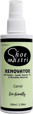 

Shoe Mistri Renovator Nubuck, Suede, Canvas, Synthetic Leather, Velour Shoe Renovator(Khaki)