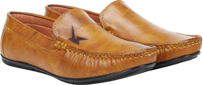 

Kraasa Latino Loafers For Men(Tan