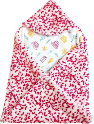 

NewJainTraders New Born Baby Premium Soft Woolen Hooded Blanket Cum Sleeping Bag(Multicolor, Red & white