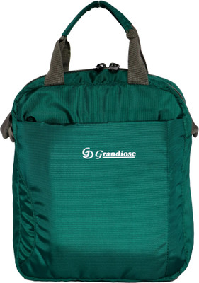 

GRANDIOSE Men & Women Casual, Formal Green Nylon, Polyester Sling Bag