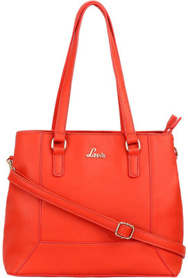 

Lavie Women Evening/Party Orange Genuine Leather Sling Bag