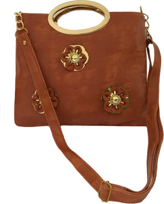 

Filora Women Casual Khaki PU Sling Bag