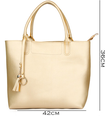 

johan&keith Women Casual, Formal, Sports Gold PU Sling Bag