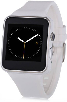 

djsk MOBILE LINK X6 WHITE SMART WATCH ALL 2G 3G 4G WHITE Smartwatch(White Strap FREE SIZE)