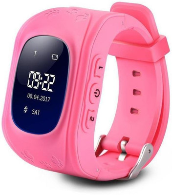 

CartBug Q50 Kids Smart Watch Pink Smartwatch(Pink Strap Free Size)