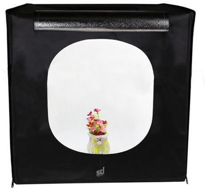 

Smiledrive Portable Professional Photo Lighting Booth Box Studio With 7 Settings Dimmable Led Lights Adapter-Includes Carry Bag Square Softbox(40 cm x 40 cm)