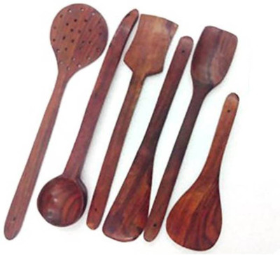 

MartCrown Wood Ladle(Pack of 6)