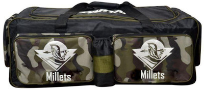 

Millets Sp Sports kit bag(Multicolor, Wheeler, Brown;grey