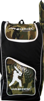 

Prokick Backpack Style Cricket Kit Bag - Camouflage Kitbag(Green, Backpack