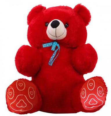 

Growth Creation 2 Feet Sitting Soft Cute Teddy Bear With Love Heart Just For You - 60.61 cm (Red) - 60.61 cm(cream & red)
