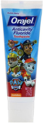 

Orajel Antiactivity Fluoride Toothpaste - 119g (4.2oz) Paw Patrol (Pack of 3) Toothpaste(357 g, Pack of 3)