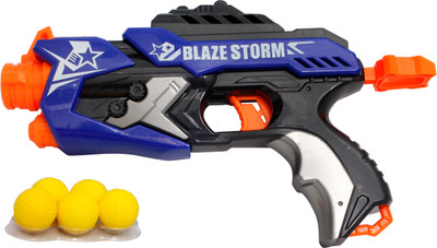 

Toyshine Foam Blaster Gun Toy, Safe and Long Range, 5 Soft Balls(Multicolor)