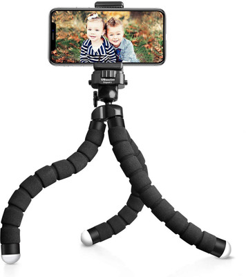 

LIFEMUSIC Mobile Cell Phone Tripod Stand with Holder Adapter Foldable 360 octopus Style Stand Tripod Octopus Flexible Mount for All mobiles Adjustable Universal monopad Tripod (Multicolor) Tripod(Multicolor, Supports Up to 1000)