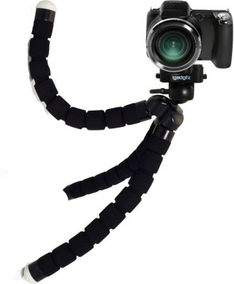

LIFEMUSIC Universal Flexible 360° Travel Compact Portable Octopus Mobile Phone Snake Style Stand Tripod WITH EASY LOCK For Camera,DSLR & Smartphones Tripod (Multicolor) Tripod(Multicolor, Supports Up to 1000)