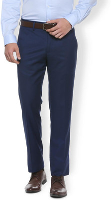 van-heusen-regular-fit-men-dark-blue-trousers