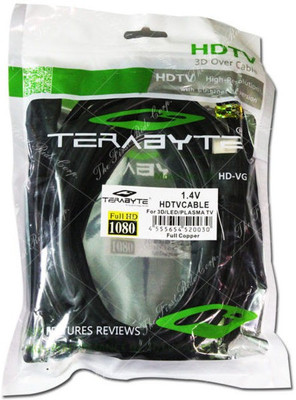 

Terabyte TV-out Cable 5 Meter HDMI Cable(Black, For TV, 5)