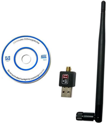 TrustEdge Mini 2.4Ghz Wireless Wifi Dongle 600Mbps 802.11n USB Connector USB Adapter(Black)