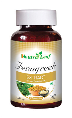 

NeutraLeaf Fenugreek Extract 500mg 120 veg Capsules(500 mg)