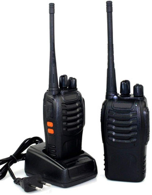 

Mobone 2 Pcs Walkie-Talkie Vhf/UHF FM Transceiver Portable Two-Way Radio Walkie Talkie(Black)
