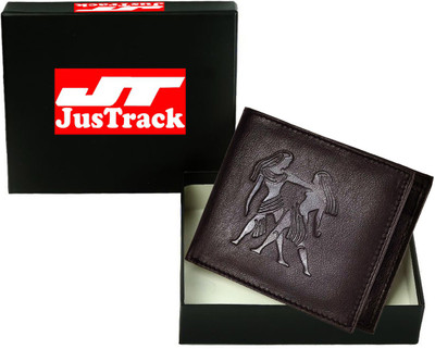 

Justrack Men Brown Genuine Leather Wallet(1 Card Slot)