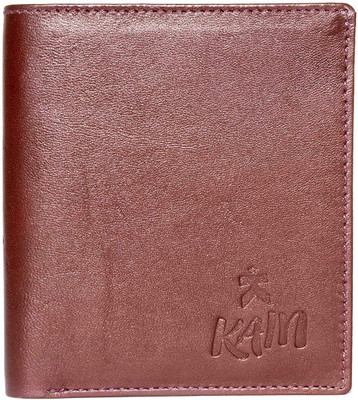 

KAIN Men Brown Genuine Leather Wallet(8 Card Slots)