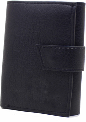 

NiETz Men Formal Blue Artificial Leather Wallet(4 Card Slots), Black