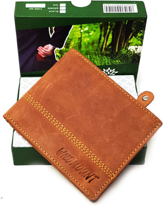 

Wildmount Men Casual Tan Genuine Leather Wallet(4 Card Slots)
