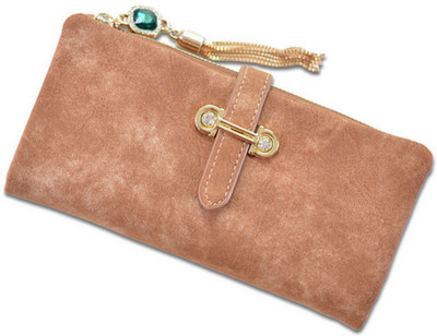 

Elios Women Casual Tan Artificial Leather Wallet(12 Card Slots), Brown