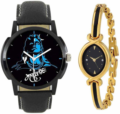 

SPLAZOS Combo Presenting the Leather Strap And Formal Design For Men And Women-92 Watch - For Boys & Girls