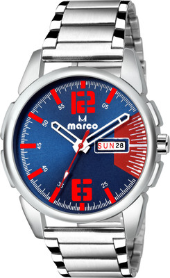

MARCO EXCLUSIVE DAY N DATE 39CH MR 007 BLUE Watch - For Men