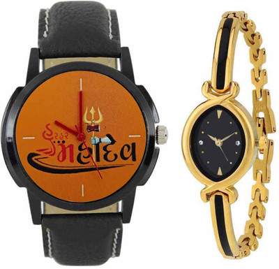 

SPLAZOS Combo Presenting the Leather Strap And Formal Design For Men And Women-203 Watch - For Boys & Girls