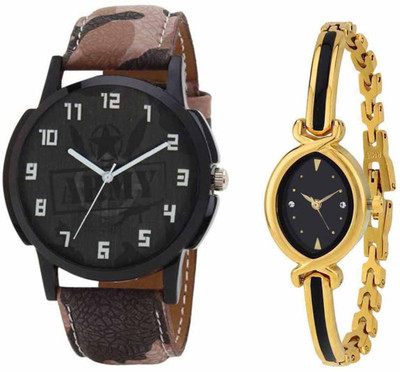 

SPLAZOS Combo Presenting the Leather Strap And Formal Design For Men And Women-03 Watch - For Boys & Girls