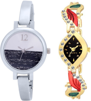 

iDIVAS ALK8191-Girls Exclusive (Casual+PartyWear+Formal) Designer Combo Watch - For Girls