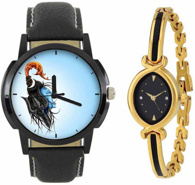 

SPLAZOS Combo Presenting the Leather Strap And Formal Design For Men And Women-82 Watch - For Boys & Girls