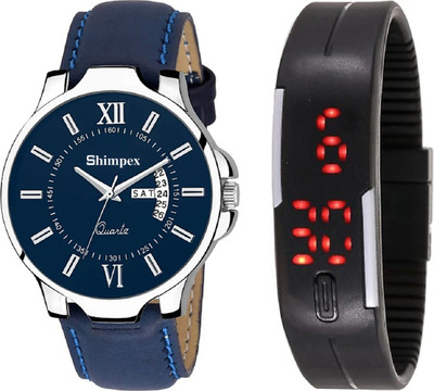 

SHIMPEX 9468SM01J Day &Date Watch Watch - For Boys