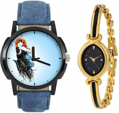 

SPLAZOS Combo Presenting the Leather Strap And Formal Design For Men And Women-78 Watch - For Boys & Girls