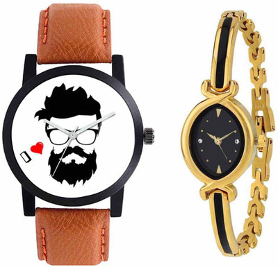 

SPLAZOS Combo Presenting the Leather Strap And Formal Design For Men And Women-47 Watch - For Boys & Girls
