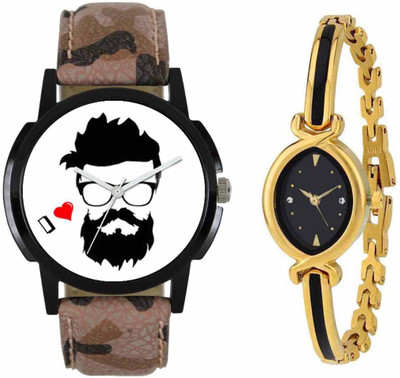 

SPLAZOS Combo Presenting the Leather Strap And Formal Design For Men And Women-73 Watch - For Boys & Girls
