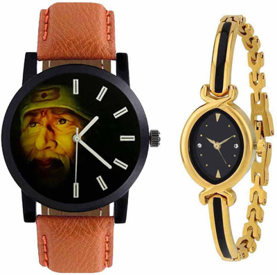 

SPLAZOS Combo Presenting the Leather Strap And Formal Design For Men And Women-140 Watch - For Boys & Girls